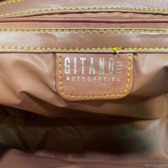 Vintage Gitano Map Print Travel Bag - Picture 6 of 7